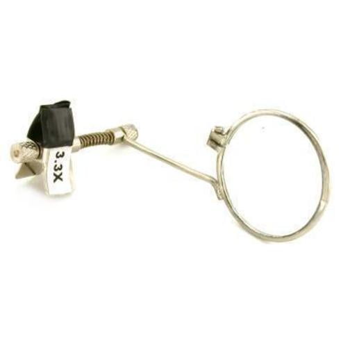 Eye Loupe Clip On Glasses Magnification Opti Tool 3.3X