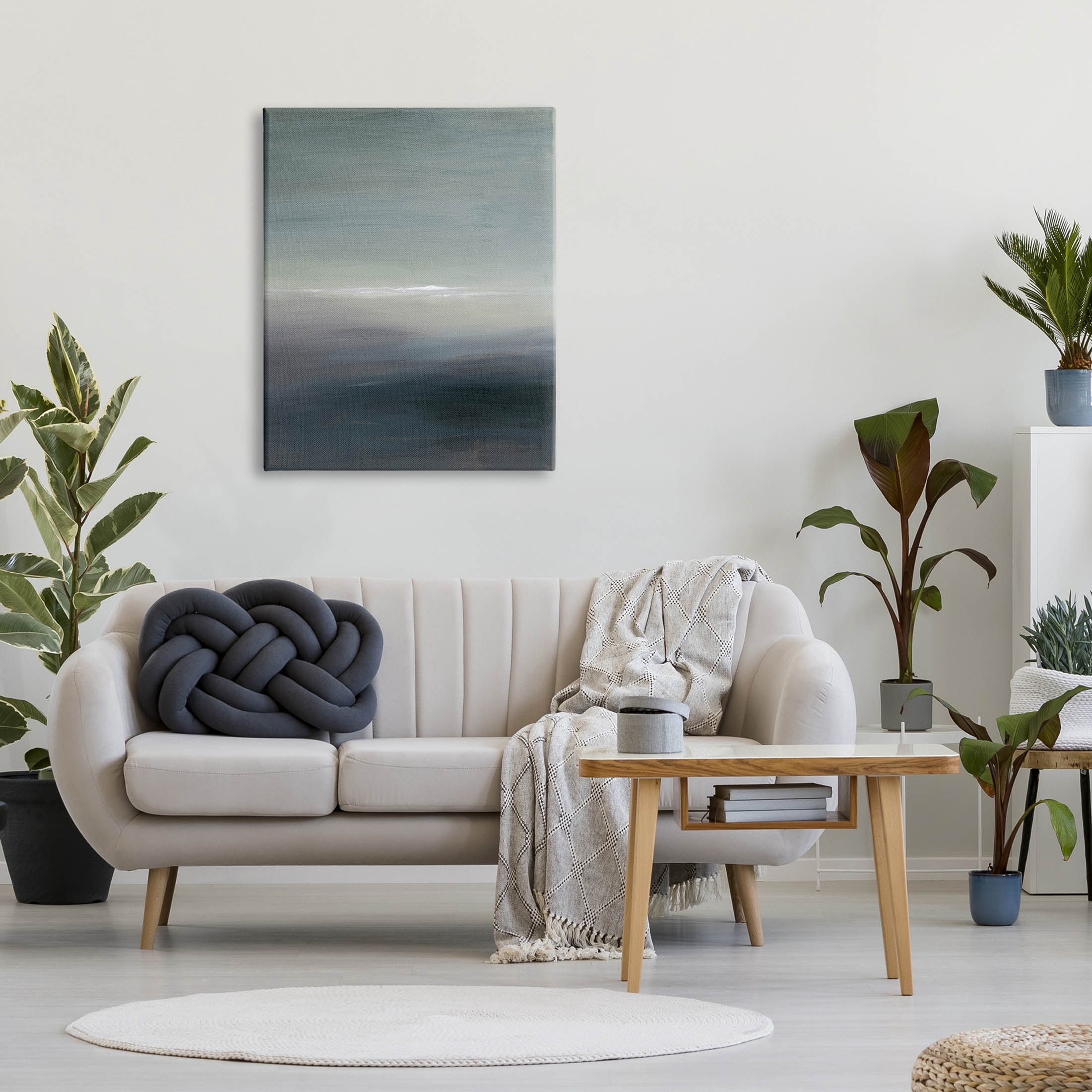 Stupell Industries Obscure Abstract Landscape Painting Gallery Wrapped Canvas Print Wall Art, Design by Grace Popp
