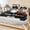 White, Charcoal Black, Pumpkin Orange, Woodgrain, variant on Twin Sze Fitted Sheet Set - Halloween 2 Piece Bedding Sets 16" Deep Pocket Fitted Sheet with 1 Pillowcase, Funny Ghost Pumpkins Black Cat Truck Wooden Brushed Microfiber Hotel Luxury Bed Sheets