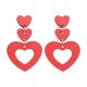 thumbnail image 2 of Xihbxyly Pendientes de Madera para San Valentín, Diseño de Corazón Ahuecado, Ligeros y Elegantes, Regalo Perfecto para Ella, Cumpleaños y Festividades, Rojos, Tamaño 5,5 X 3,5 Cm., 2 of 6