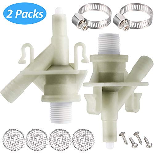 RV Toilet Parts Plastic Water Valve Kit for 300 310 320 series RV Waste Water 