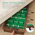 thumbnail image 5 of YSNW 40in Tabletop Foosball Table, Compact Mini Arcade Table Hand Soccer for Kids and Adults, Home, Game Room w/ 2 Balls（Gray 40"）, 5 of 14