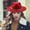 Red, variant on HAIJIE sun hat for women Fashionable Fedora Fedoras Men Wide For Women Dress Hat Women's And Hats Baseball Caps Men Beach Hats Floppy Visor Raffia Visor Sunhat Storage Beach Hat Man Pool Floppy Hat G