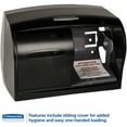thumbnail image 4 of Scott Kimberly-ClarkDouble Roll Coreless Tissue Dispenser Roll Dispenser - 1 x Roll - 7.6" Height x 11" Width x 6" Depth - Plastic - Smoke - Durable, Microban Protection, 4 of 7
