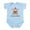Sky Blue, variant on CafePress - Uh Oh Sumo Infant Bodysuit - Baby Light Bodysuit, Size Newborn - 24 Months