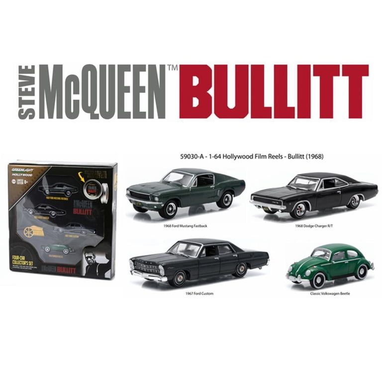Hollywood Film Reels Steve McQueen Bullitt Four-Car Collector Set