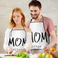 thumbnail image 4 of Funny Word Bib Apron with Pocket Chemical Work Apron Waterproof Bib Apron for Couple Bride Mrs Mr Cooking Aprons for Kitchen Cool BBQ Grilling, 4 of 7