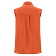 thumbnail image 5 of ZJXFGS Womens Cotton Linen Tank Tops,Casual V Neck Tops Outfits Women'S Tops Sleeveless Shirts for Women Casual Summer Outfits Basic Tees for Women Lounge Shirts Women Orange XL, 5 of 8