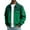 Army Green, variant on Men's Pocket Zipper Jacket, Men's Sporty Plus Size Casual Jacket Army Green L