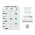 thumbnail image 1 of Magnetic Reminder Sticker, Pet Feeding Reminder, Convinient Practical For Instructions Pet Feeding Remind Pet White, 1 of 8