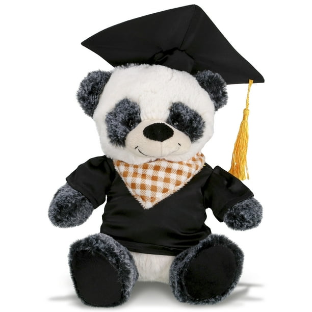 DolliBu Sitting Panda Graduation Plush Toy - Super Soft Graduation