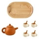 thumbnail image 5 of Juego de juguetes para el té de la tarde, juego de rol de desarrollo, cocina, juego de fiesta de té para niños con bandeja, 5 of 9