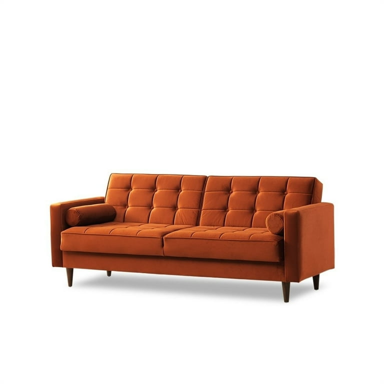 Burnt orange sleeper sofa deals
