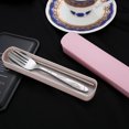 thumbnail image 4 of ENJOYW Tableware Stainless Steel Travel Camping Cutlery Fork Spoon Chopstick with Box Tableware Set, 4 of 6