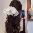 thumbnail image 2 of Large Scrunchies Hair Band Women Elastic Bobble Hair Band Ponytail Holder RFT H9K9, 2 of 8