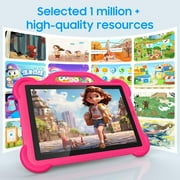 Android 15 Kids Tablet Toddler Tablet for Kids 10 inch Tablet, 8GB RAM+32GB ROM Tableta for Boys Girls, 10.1 IPS Safety Eye Protection Screen Parental Control APP Latest Model Kid Tablets 5G WIFI