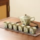 thumbnail image 1 of Ru ware teapot, teacup, and tea set; household ceramic teapot; plum blossom, orchid, bamboo, and chrysanthemum series; complete tea set., 1 of 3