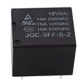 thumbnail image 5 of Tnisesm/6pcs DC 12V Coil SPST PCB Relay 5 Pins Mini Power Relay CAT73-5P-12V-BK, 5 of 5