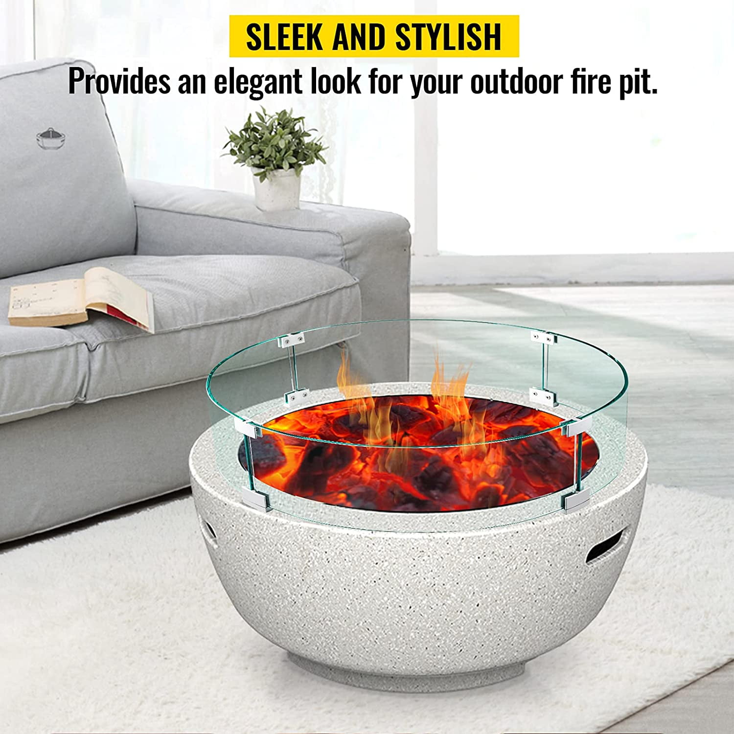 Glass Guard 240, Portable Tabletop Fire Pits