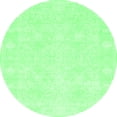 thumbnail image 1 of Ahgly Company Indoor Round Abstract Emerald Green Contemporary Area Rugs, 5' Round, 1 of 4