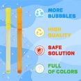 thumbnail image 3 of Bubble Wands MorTime, paquete de 24 unidades para niños, 8 colores, solución de 120 ml, 3 of 7