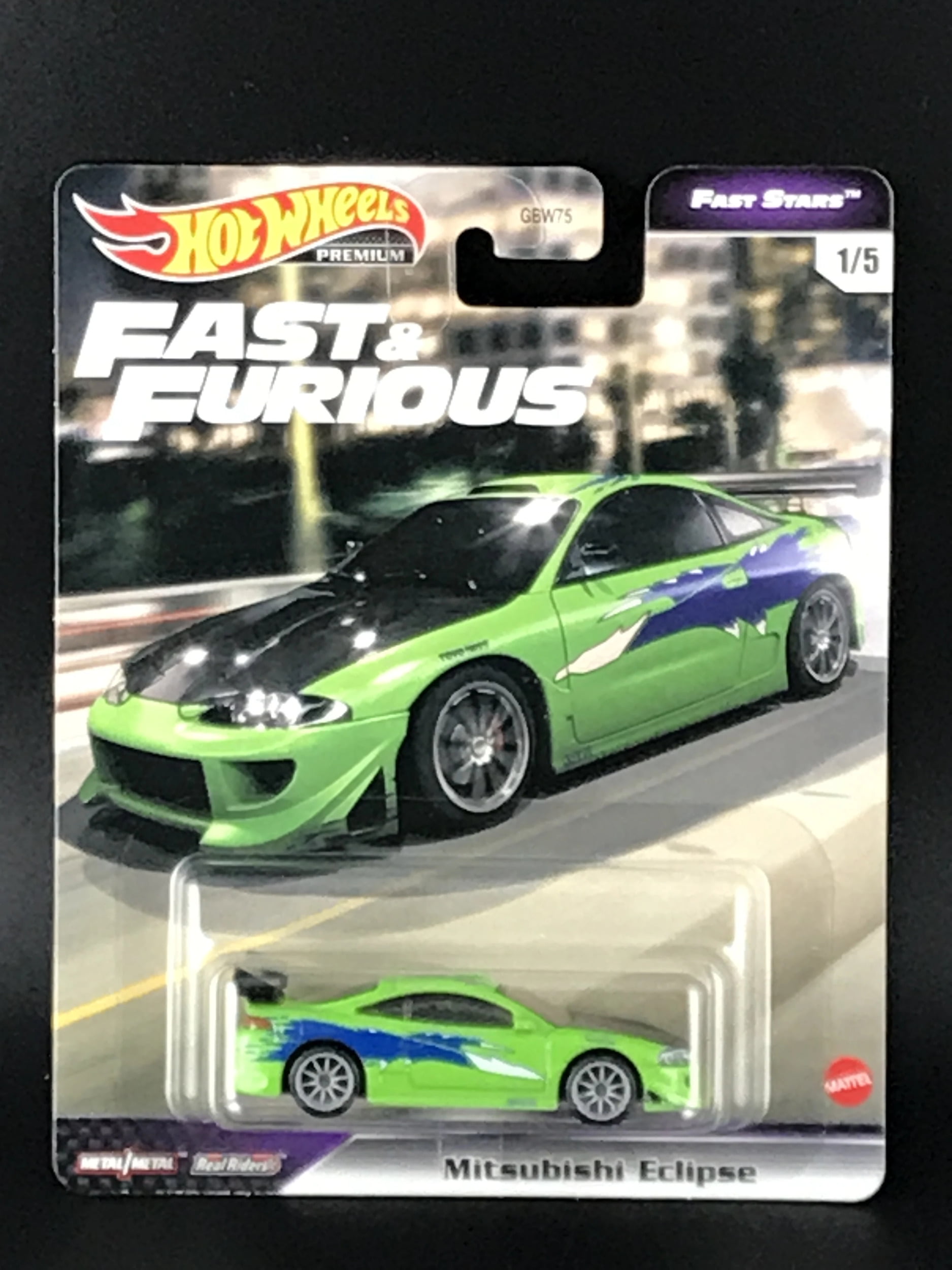 Hot Wheels Premium Fast Furious Fast Stars 1/5 Mitsubishi Eclipse