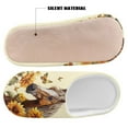 thumbnail image 4 of Chaqlin Butterfly Horse Sunflower Cold Weather Slippers Warm Cozy Plush Fuzzy Anti-skid Comfort Sole Lightweight Easy On Winter Travel Slippers, 4 of 7