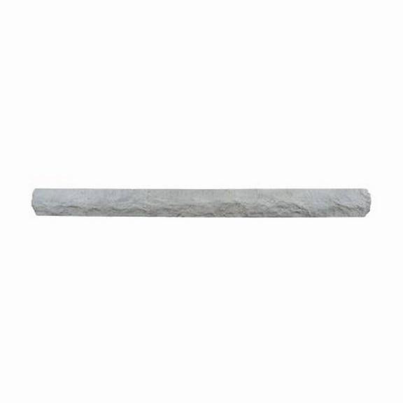 5 ft. Rockface Fireplace Mantel, Bluegrass Fog