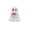 A, variant on ZhangC Halloween Mini Ghost Resin Figurines, Cute Halloween Pink Ghost Ornaments with Pumpkin Witch Hat Candy Designs, Sweet Tabletop Decor for Desk, Shelf and Party Display