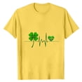 thumbnail image 3 of PNTUTB St. Patrick's Day Men's Fashion Print Casual Loose Comfortable Short Sleeve Crew Neck Pullover Tops, 3 of 5