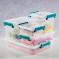 thumbnail image 3 of Sterilite 2.7 Quart Clear Modular Latch Box, 2 Piece, 3 of 3