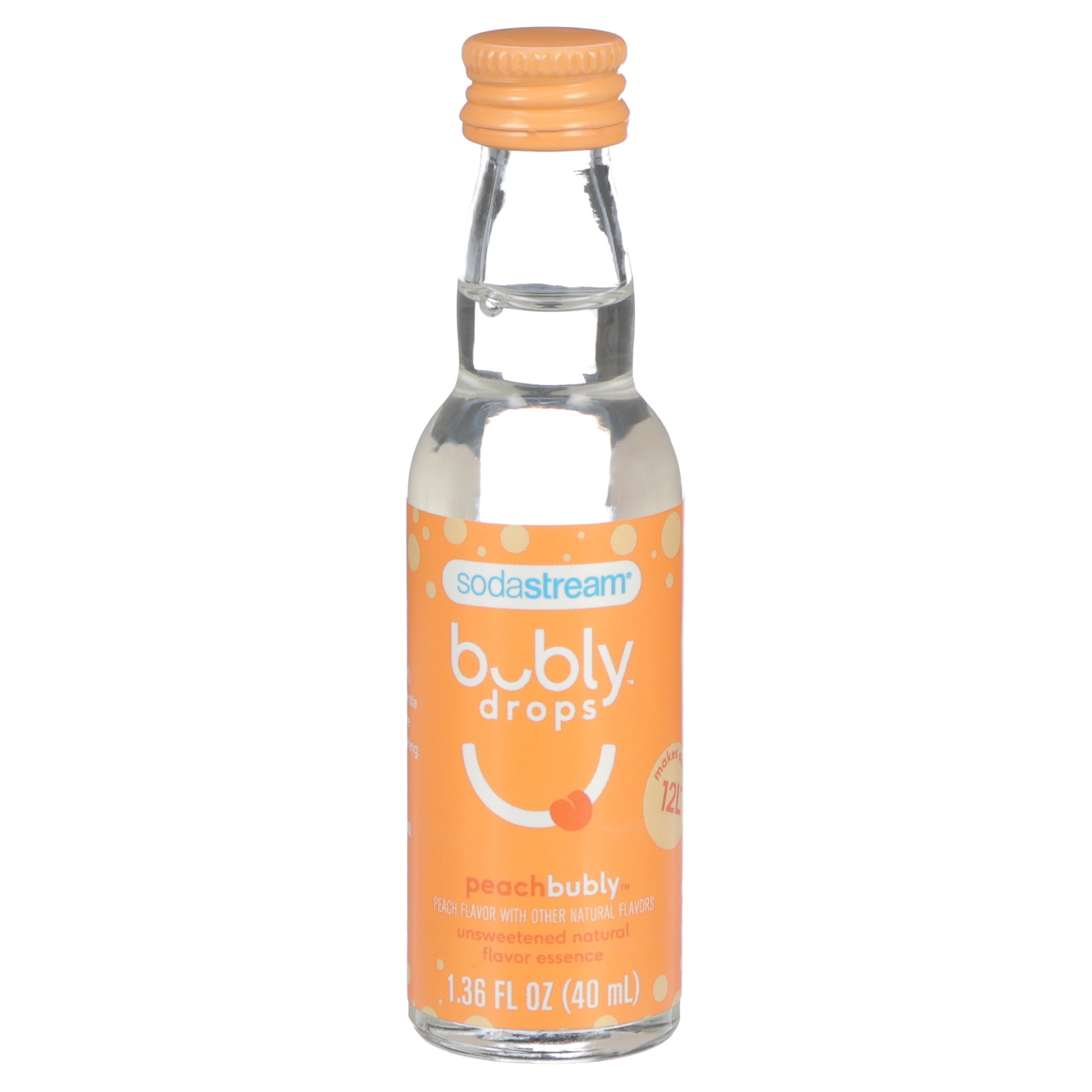 SodaStream bubly Drops Peach Flavored Sparkling Water Drink Mix, 3 Count, 440 ml