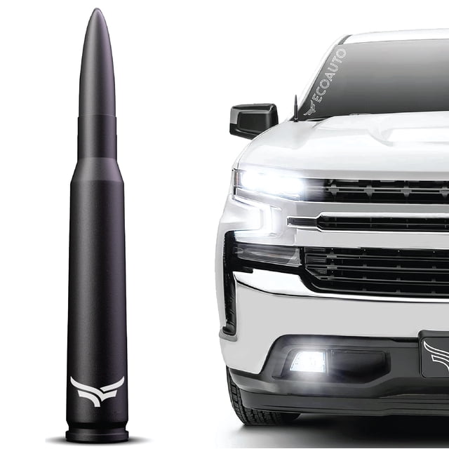 Antena de coche EcoAuto Badass 50 Cal Bullet de repuesto