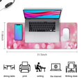thumbnail image 5 of Sleek and Functional: Large Pink Desk Mat,31.5x11.8 inches Mousepad with Ergonomic Desk Pad - Perfect for Your Home Office Computer, 5 of 7