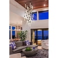 thumbnail image 2 of Elegant Lighting Weston 36-Lights Modern Metal and Crystal Pendant in Black, 2 of 8