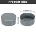 thumbnail image 2 of Tapones de goma Uxcell de 120 mm (4 3/4") ID, protectores de tuberías y postes de cercas, tapones flexibles para tuberías industriales, tubos de metal, cercas exteriores, gris claro, 2 of 6