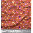 thumbnail image 1 of Soimoi Cotton Duck Fabric Flower Watercolor Printed Fabric 1 Yard 56 Inch Wide, 1 of 3