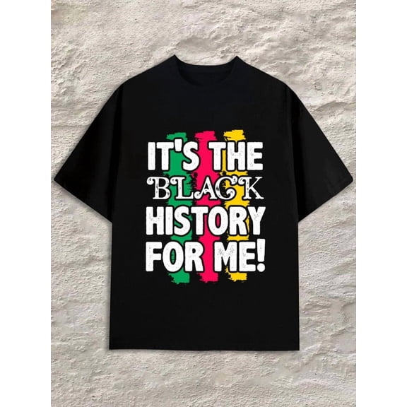 Black History T-Shirt mens black All-season fitness tops, stylish athletic looks, durable activewear Retro Unisex Shirt Graphic tshirts Vintage Unisex Shirt Graphic tshirts