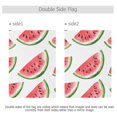 thumbnail image 4 of Yayeee Garden Flag 12" x 18" Double Sided Outdoor Yard Lawn Holiday Decorations, White Watermelon, 4 of 6