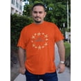 thumbnail image 2 of Buon Ferragosto Starfish Wreath T-Shirt Men -Image by Shutterstock, Male 5X-Large, 2 of 4
