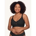 thumbnail image 5 of Qylux Wireless Bras for Women No Underwire Push Up Bras Seamless Full Coverage Comfort Lift Support Soft Everyday bra,Black, 5 of 10