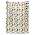 thumbnail image 2 of Vegetable Art Tablecloth, Watercolor Style Food Spring Onions Eggplant and Radish Repeating Pattern, Rectangle Satin Table Cover Accent for Dining Room and Kitchen, 60" X 90", Multicolor, by Ambesonne, 2 of 2