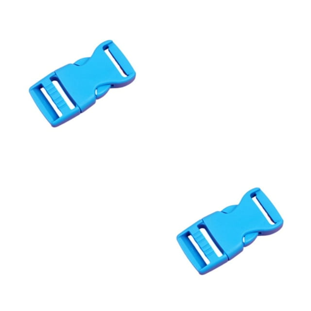 ZheElen 10pieces Easy To Buckle Strap With Multi-Color Clasp Belt Buckles ABS Release Buckle Hook Buckle Versatile Convenient lake blue 2Set
