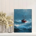 thumbnail image 2 of Qisvanset 12x16 Inch Sunset Wildflower Meadow Canvas Print Wall Art, 2 of 5