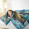 thumbnail image 4 of jejeloiu Oil Painting Full Size Comforter Sets,Christmas Theme Bedding Comforter Set,Happy New Year Bedding Sets For Men Women,Lightweight Room Decor Reversible,3-Piece, 4 of 8