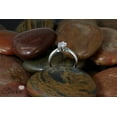 thumbnail image 4 of 1 ct Marquise Cut Moissanite Solitaire 14K White Gold Womens Engagement Ring, 4 of 6
