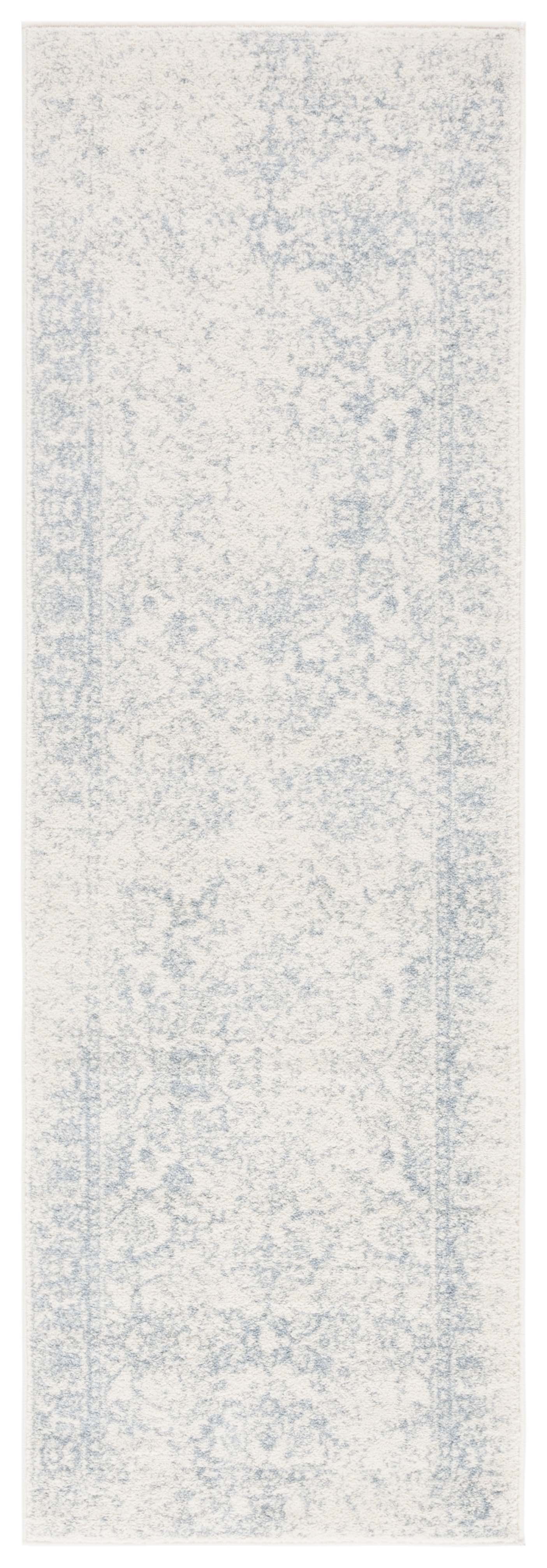Safavieh Adirondack Wyatt Traditional Distressed Runner Rug, Ivory/Slate, 2'6" x 8'