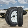 thumbnail image 5 of EastVita ST175/80D13 Trailer Tires Rims 175 80 13 Tire 5 Lug White Spoke Wheel Load Range C,6 PLY,Set of 2, 5 of 8