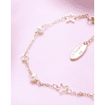 thumbnail image 3 of Sono Stellar Anklet in Gold-Plated Star Chain with Freshwater Pearls, 3 of 4