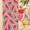 thumbnail image 4 of Summer Watermelon Table Runner, Pink Melons Fruit Kitchen Dining Table Decoration, Seasonal Indoor Outdoor Home Decor Party Supply 13 x 36 Inch, 4 of 6